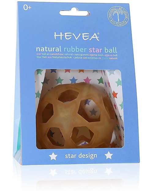 Hevea Star Ball - 100% Gomma Naturale Massaggiagengive