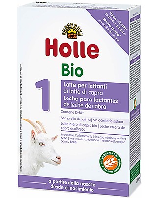 Holle Latte di Capra in Polvere Bio 1, senza olio di palma - Dalla nascita Latte In Polvere Bio