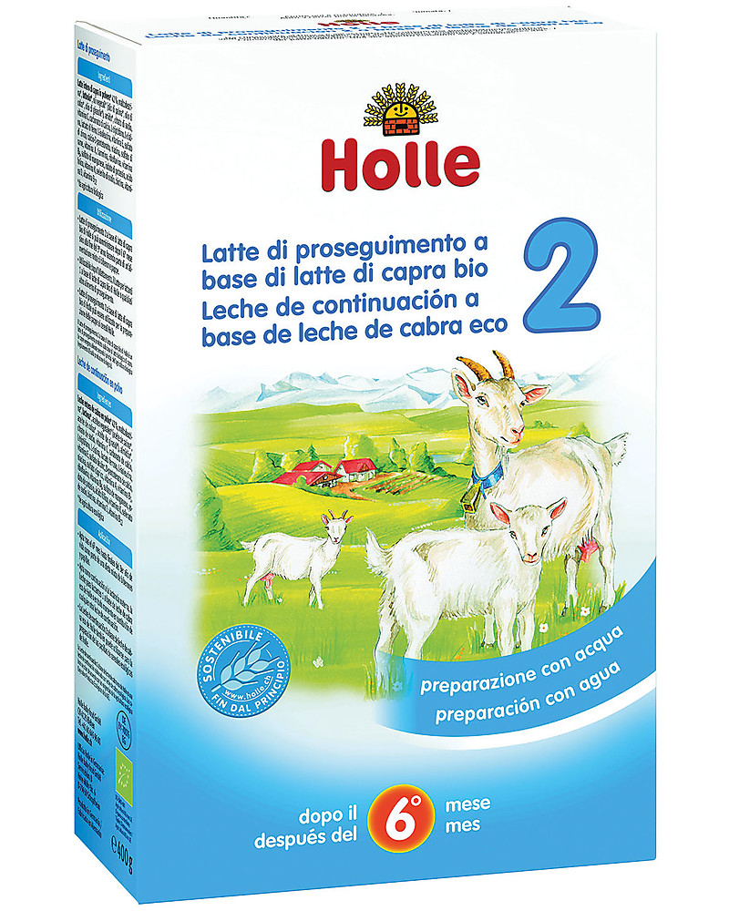 Holle Latte di Capra in Polvere Bio 2 - Da 6 a 10 mesi circa unisex  (bambini)