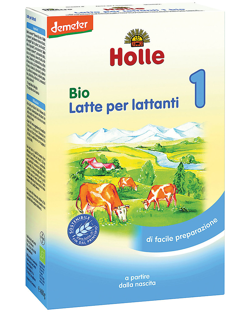 Holle Latte in Polvere Bio 1 - Dalla nascita a 6 mesi unisex (bambini)
