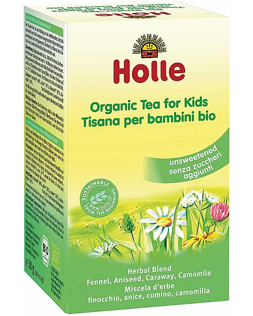 Holle Tisana Bio per bamini, 30 gr - Senza zuccheri aggiunti Tisane