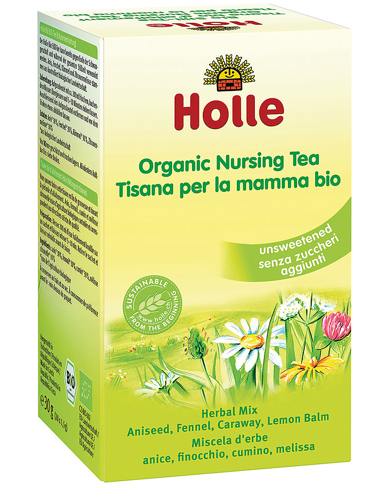 Holle Tisana Bio per la Mamma, 20 bustine - Ideale durante l'allattamento  unisex (bambini)
