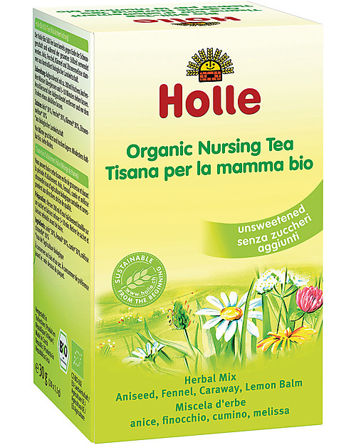 Holle Tisana Bio per la Mamma, 20 bustine - Ideale durante l’allattamento Tisane