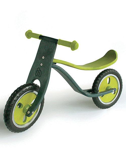 Hoppop Motta, Lime - Bicicletta Senza Pedali in Legno - Divertente e Confortevole! Biciclette senza Pedali