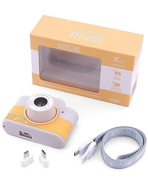 Hoppstar Macchina Fotografica Expert - Citron - 40MP - dai 3 Anni Macchine Fotografiche