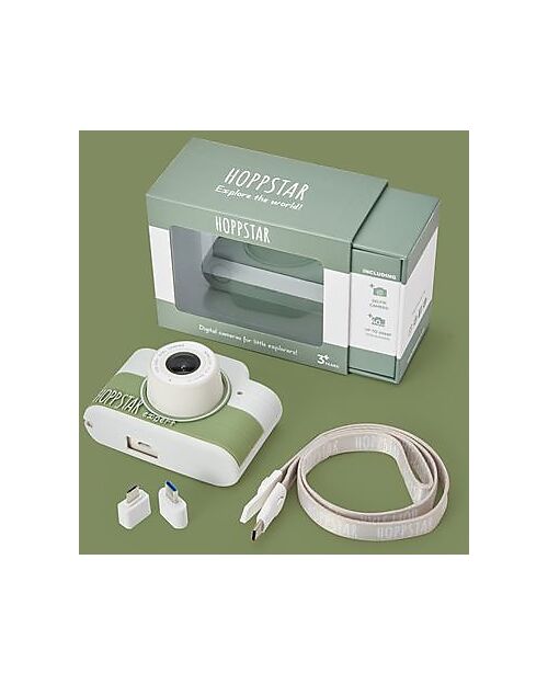 Hoppstar Macchina Fotografica Expert - Verde - 40MP - dai 3 Anni Macchine Fotografiche