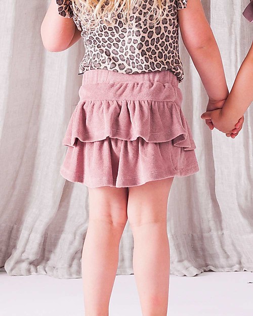 House of Jamie Gonna con Volant - Rosa Orchidea - Spugna di cotone bio Gonne_