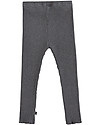 House of Jamie Leggings Bimba a Coste, Granito (1-4 anni) - Cotone Bio Elasticizzato Leggings