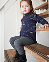 House of Jamie Leggings Bimba a Coste, Granito (1-4 anni) - Cotone Bio Elasticizzato Leggings