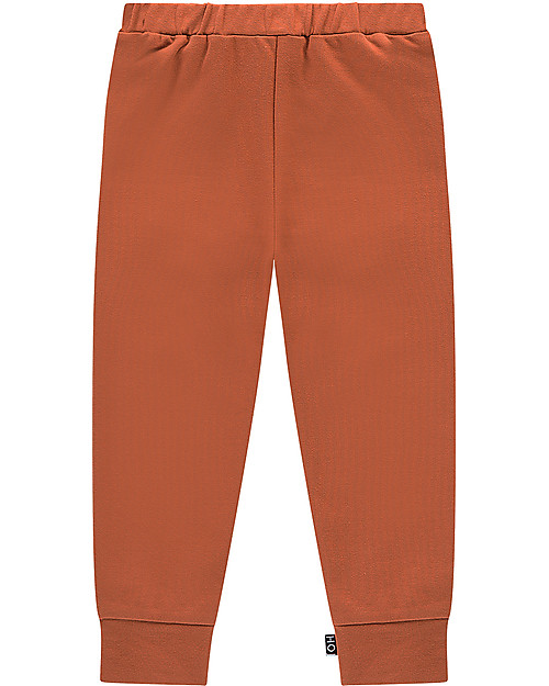 House of Jamie Leggings con Fiocco Posteriore, Ruggine (1-4 anni) - Cotone bio Elasticizzato Leggings