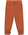 House of Jamie Leggings con Fiocco Posteriore, Ruggine (1-4 anni) - Cotone bio Elasticizzato Leggings