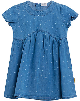 Hust&Claire Abito Bimba in Jeans Daniela - Bacchette Magiche - 100% cotone bio Vestiti