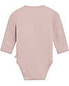 Hust&Claire Body a Maniche Lunghe Bebe - Stelline Rosa/Riccio - Cotone Elasticizzato Body Manica Lunga