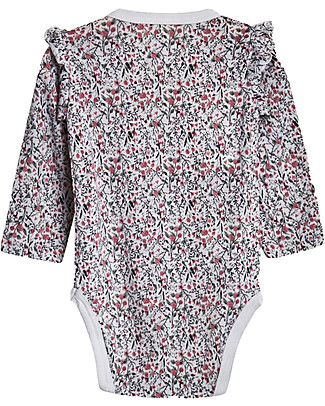 Hust&Claire Body a Maniche Lunghe Bibi, Bianco - Lana Body Manica Lunga