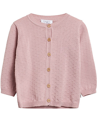 Hust&Claire Cardigan Cammi - Rosa - 100% cotone bio Cardigan