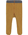 Hust&Claire Collant Baby a Costine Frankie - Giallo Ocra - Cotone Leggings