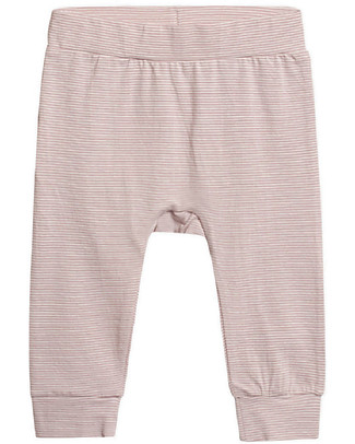 Hust&Claire Leggings a Righe Levi - Righe Rosa - Cotone bio elasticizzato Leggings