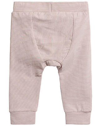 Hust&Claire Leggings a Righe Levi - Righe Rosa - Cotone bio elasticizzato Leggings