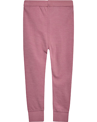 Hust&Claire Leggings Bimba Laso, Rosa - Misto Lana e Viscosa di Bambù Leggings