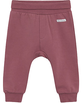 Hust&Claire Pantaloni Bebè Gail - Rosa scuro/Porcospino - Cotone elasticizzato Pantaloni Lunghi