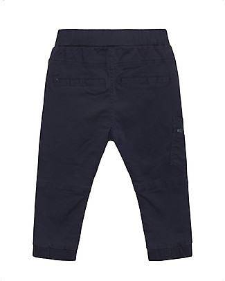 Hust&Claire Pantaloni Tommy - Navy - Cotone bio elasticizzato Pantaloni Lunghi