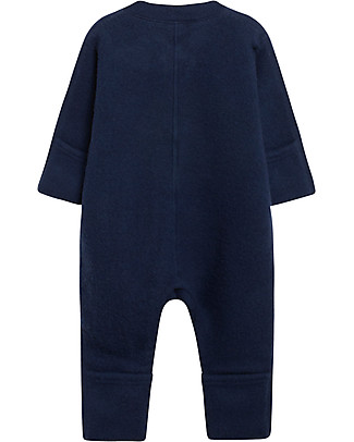 Hust&Claire Tutina in Lana Merlin, Blues - 100% Lana Tutine Lunghe Senza Piedi