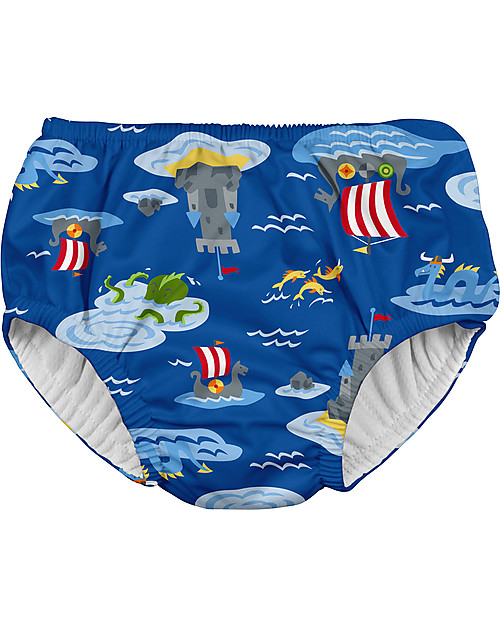 I Play Costume Contenitivo Bimbo, Blue - Lavabile, perfetto per il mare! Boxer Mare