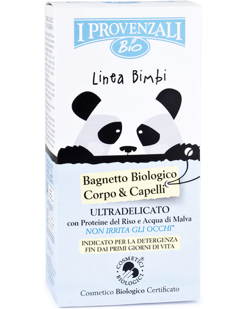 I Provenzali Bagnetto Biologico Corpo e Capelli - Ultradelicato (senza SLS, SLES, Parabeni o OGM) Shampoo e Prodotti per il Bagnetto