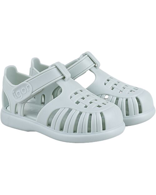 Igor Sandali in Velcro - Tobby - Solid - Menta - Flessibili e Resistenti - Fatti in Spagna Sandali