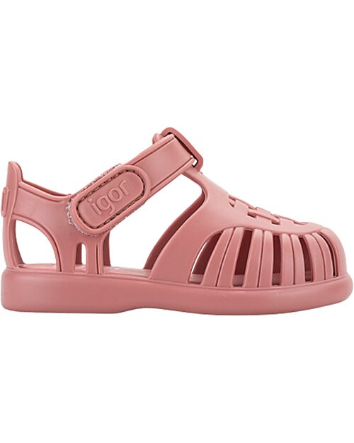 Igor Sandali in Velcro - Tobby - Solid - Rosa - Flessibili e Resistenti - Fatti in Spagna Sandali