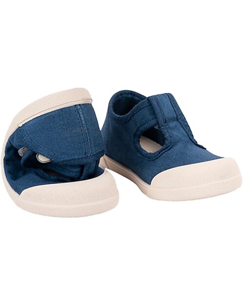 Igor Sneakers in Tela Lona - Pepito Marino - Chiusura con Velcro Sneakers