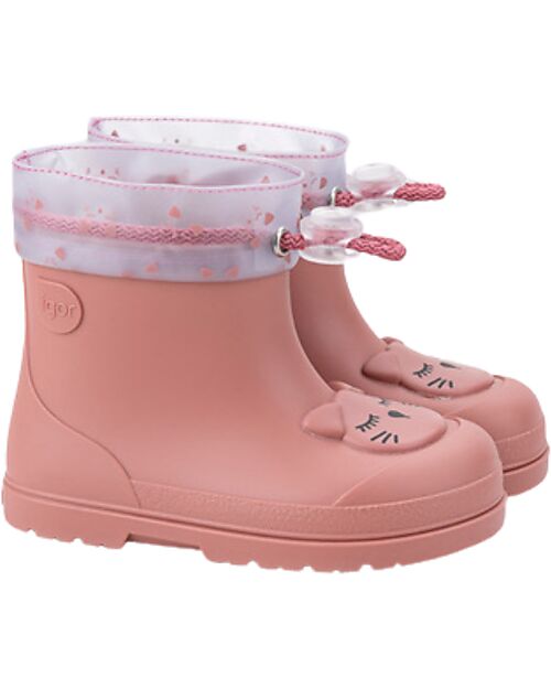 Igor Stivali da Pioggia Mendi - Rosa Antico - Concetto Barefoot Stivali Pioggia