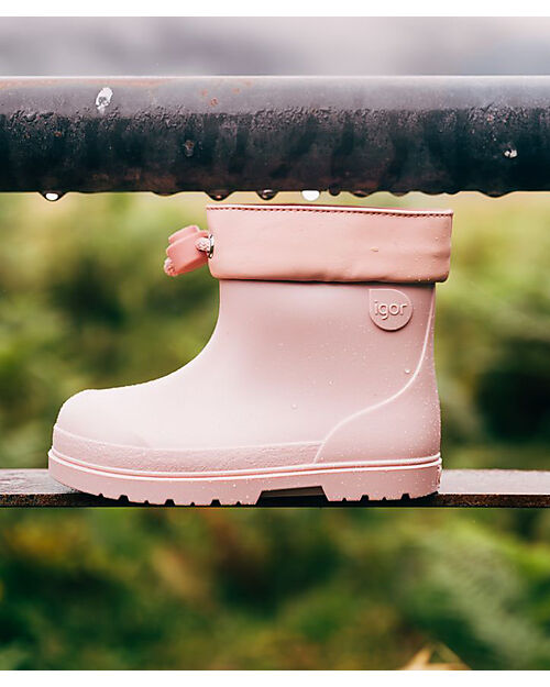 Igor Stivali da Pioggia Mendi - Rosa - Concetto Barefoot Stivali Pioggia