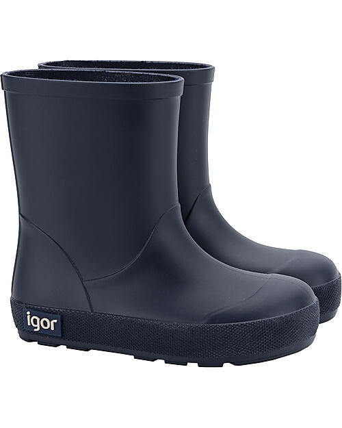 Igor Stivali da Pioggia Yogi - Blu - Flessibili e Morbidi Stivali Pioggia