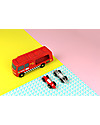 Ikonic Toys Camion Trasporta Macchinine da Corsa In Legno- Con 2 macchine incluse Macchine e Trenini  in Legno
