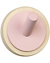 In2Wood Appendiabiti da Parete in Legno - Rosa - Design Unico e Stile Inimitabile Appendiabiti