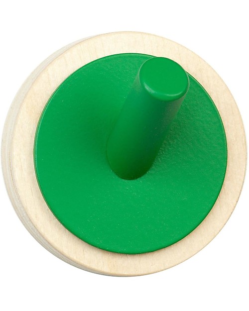 In2Wood Appendiabiti da Parete in Legno - Verde - Design Unico e Stile Inimitabile Appendiabiti