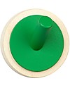 In2Wood Appendiabiti da Parete in Legno - Verde - Design Unico e Stile Inimitabile Appendiabiti
