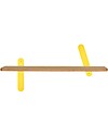 In2Wood Mensola in Legno - Giallo - 60 x 15 x 1,5 cm - Utile e Originale! Mensole