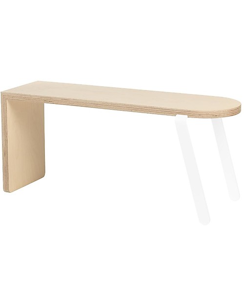 In2Wood Panca Bambini - Bianco - 85 x 26 cm Panche