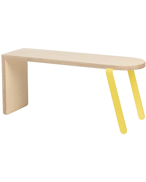 In2Wood Panca Bambini - Giallo - 85 x 26 cm Panche