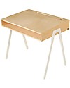 In2Wood Scrivania in Legno - Bianco - Ideale da 6 a 10 anni! Scrivanie