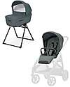 Inglesina Aptica System Duo - Emerald Green - Seduta Passeggino + Culla Standup Passeggini Classici