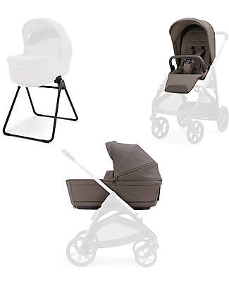 Inglesina Aptica System Duo - Essence Mokka - Seduta All Season + Culla Open Up Passeggini Classici