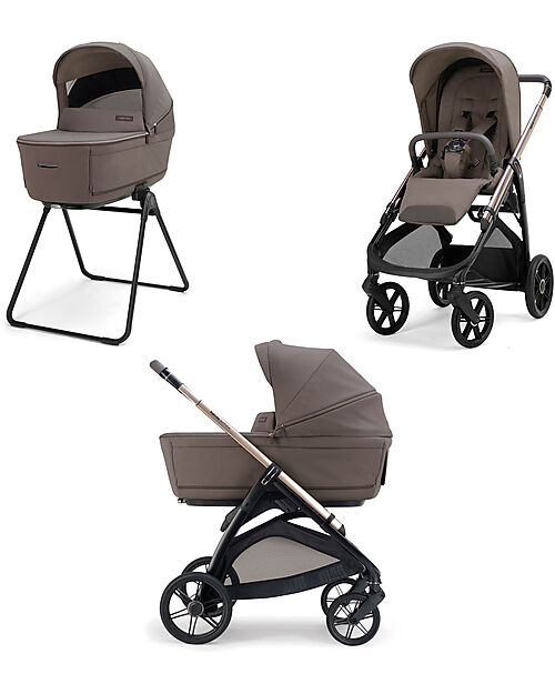Inglesina Aptica System Duo Essence Mokka + Telaio Palladio Passeggini Trio e Duo