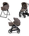 Inglesina Aptica System Duo Essence Mokka + Telaio Palladio Passeggini Trio e Duo