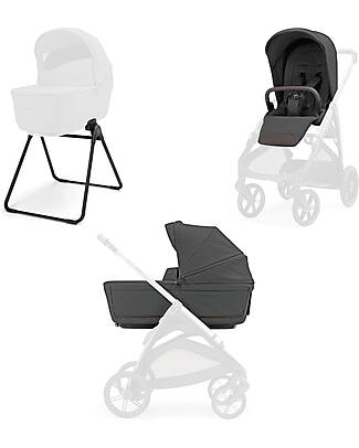 Inglesina Aptica System Duo - Marble Grey - Seduta All Season + Culla Open Up Passeggini Classici