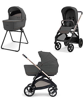 Inglesina Aptica System Duo Marble Grey + Telaio Palladio Passeggini Trio e Duo