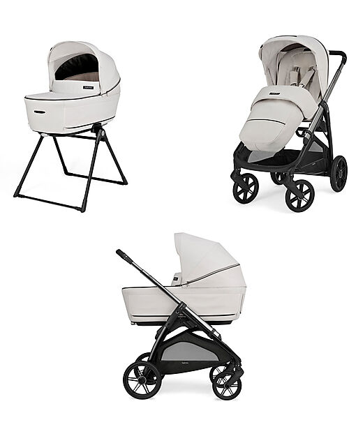 Inglesina Aptica System Duo - Opal Ivory - Passeggino + Culla Standup Passeggini Trio e Duo