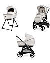Inglesina Aptica System Duo - Opal Ivory - Passeggino + Culla Standup Passeggini Trio e Duo